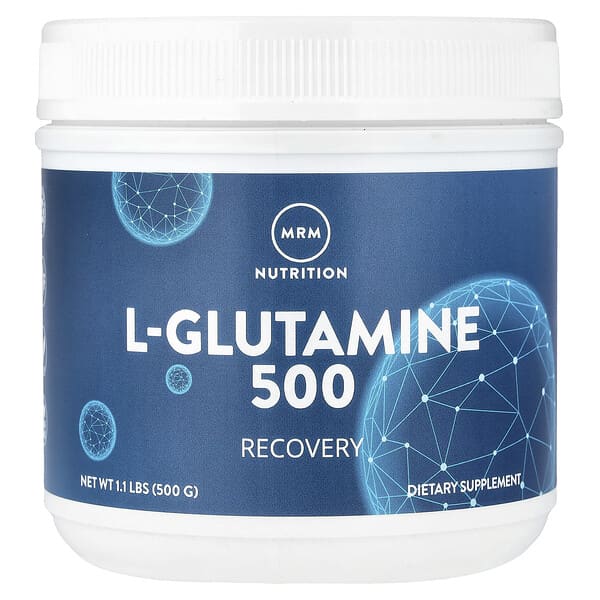 MRM Nutrition, L-Glutamine 500, 1.1 lbs (500 g) — product photo 1