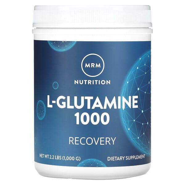 MRM Nutrition, L-グルタミン1,000、Recovery、1,000g（2.2ポンド）