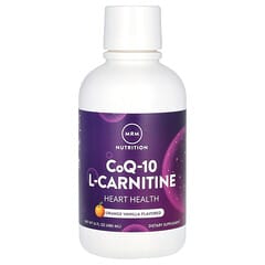 MRM Nutrition, CoQ-10 L-Carnitine Liquid, Orange-Vanilla, 16 fl oz (480 ml)