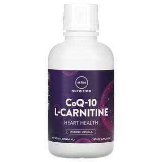 MRM, Nutrition, CoQ-10 L-Carnitina, Laranja-Baunilha, 480 ml (16 fl oz)