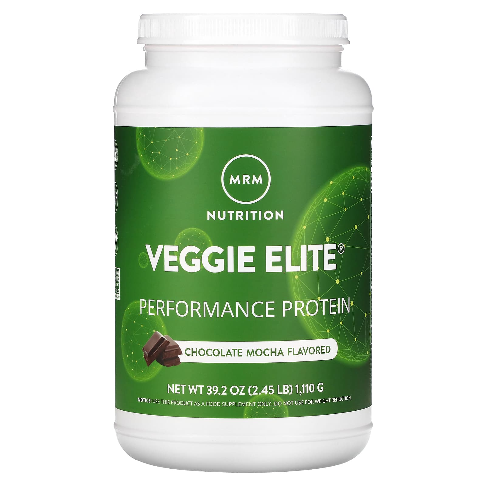MRM Nutrition, Veggie Elite, Performance Protein, Chocolate Mocha, 2.45 ...