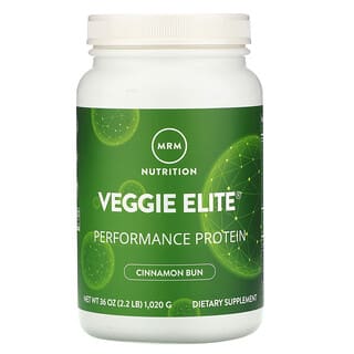 MRM Nutrition, Veggie Elite, Performance Protein, Cinnamon Bun, 2.2 lb (1,020 g)