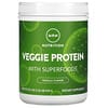 Veggie Protein with Superfoods, Vanilla, 1.26 lb (570 g)