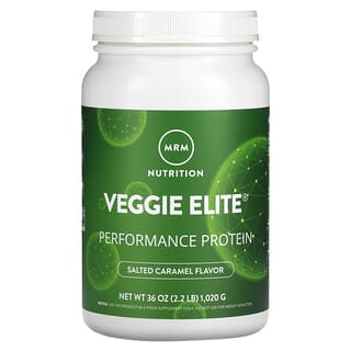 MRM, Proteína de alto rendimiento Veggie Elite, Caramelo salado, 1020 g (2,2 lb)