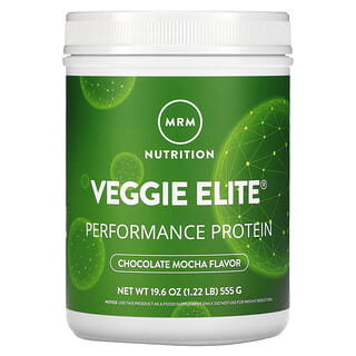 MRM Nutrition, Veggie Elite, Performance Protein, Chocolate Mocha, 1.22 lb (555 g)