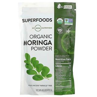 MRM Nutrition, Organic Moringa Powder, Bio-Moringa-Pulver, 240 g (8,5 oz.)