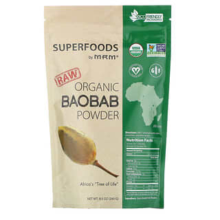 MRM, Baobab orgánico crudo en polvo, 240 g (8,5 oz)