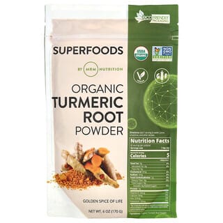 MRM Nutrition, Organic Turmeric Root Powder, Bio-Kurkuma-Wurzelpulver, 170 g (6 oz.)