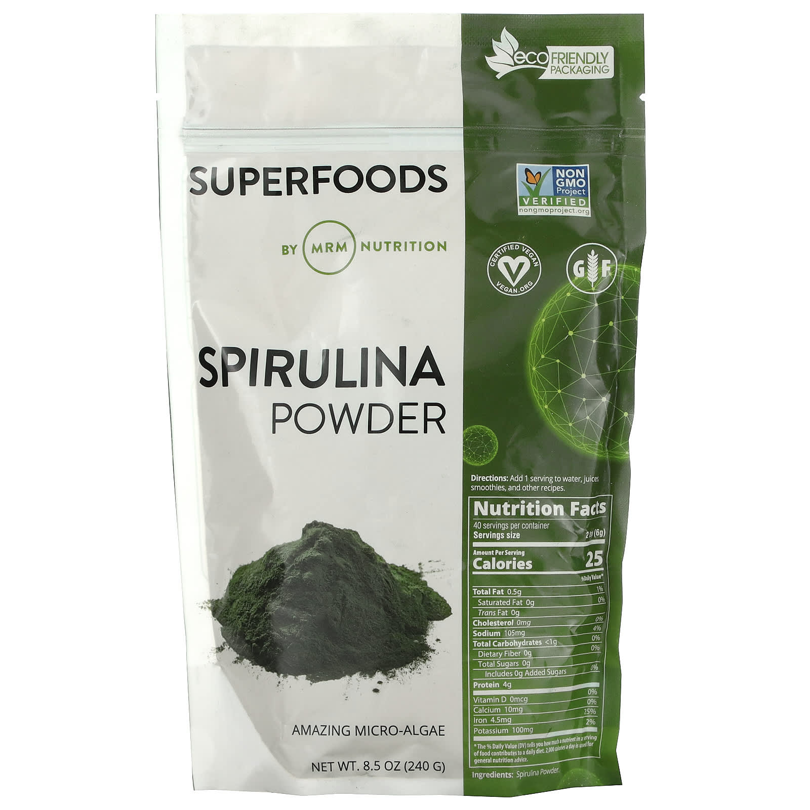 MRM Nutrition, Spirulina Powder,  oz (240 g)