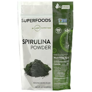 MRM Nutrition, Espirulina cruda pura en polvo, 240 g (8,5 oz)