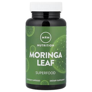 MRM Nutrition, Moringablad, 60 veganske kapsler (600 mg per kapsel)