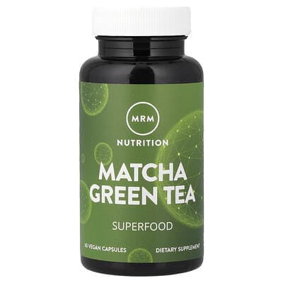 MRM Nutrition, Matcha Green Tea, 500 mg, 60 Vegan Capsules