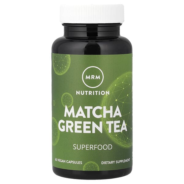 MRM Nutrition, Matcha Green Tea, 60 Vegan Capsules (500 mg per Capsule)