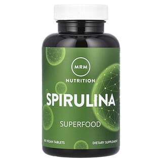MRM Nutrition, Spirulina, 180 tabletek wegańskich