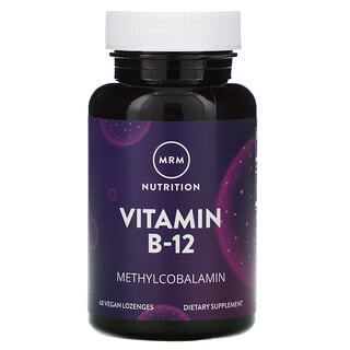 MRM Nutrition, Nutrition, Vitamine B-12, 60 pastilles vegan