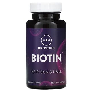 MRM, Biotin, 60 Vegan Capsules