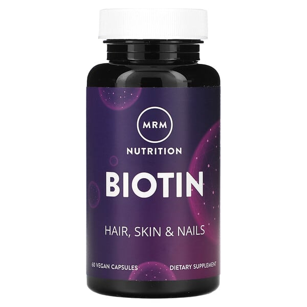 MRM Nutrition, Biotin, 60 Vegan Capsules