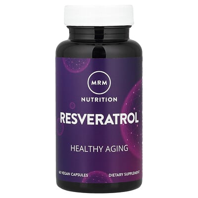 MRM Nutrition, Nutrition, Resveratrol, 60 Vegan Capsules