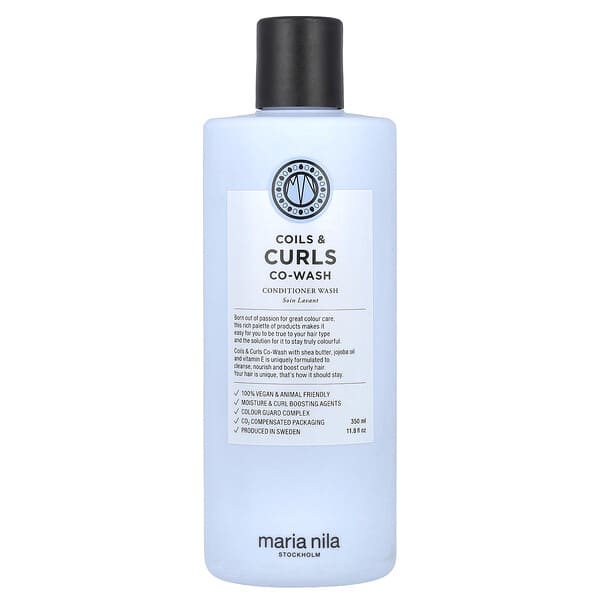 Maria Nila, 코일 및 컬 코-워시, 컨디셔너, 350ml(11.8fl oz)