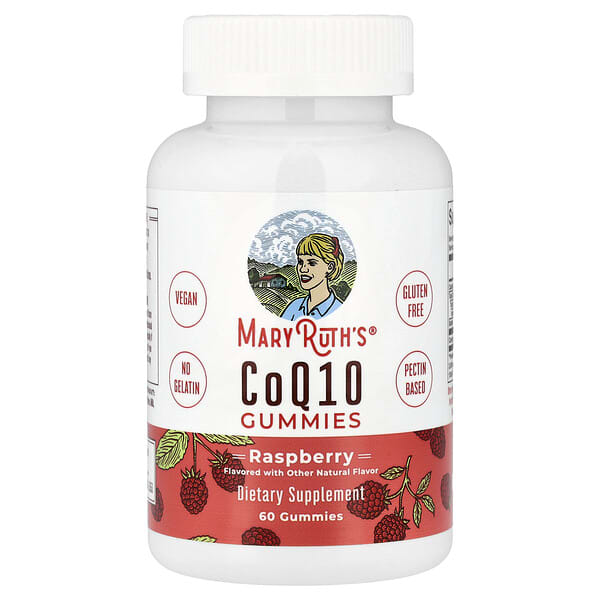 MaryRuth's, CoQ10 구미젤리, 라즈베리 맛, 구미젤리 60개(구미젤리 1개당 60mg)