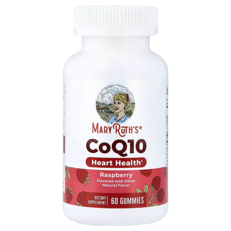 CoQ10（コエンザイムQ10）グミ、ラズベリー、グミ60粒（1粒あたり60mg）