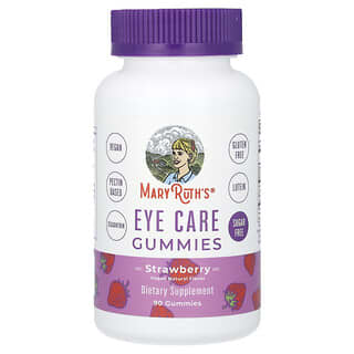 MaryRuth's, жевательные таблетки для ухода за глазами, со вкусом клубники, 90 жевательных таблеток