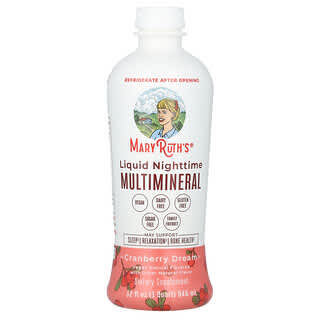 MaryRuth's, Multimineral líquido para la noche, Sueño de arándano rojo, 946 ml (32 oz. líq.)