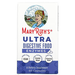 MaryRuth Organics, ウルトラ ダイジェスティブフード、酵素、60粒