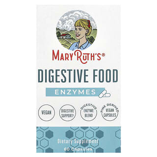 MaryRuth's, Digestive Food Enzymes, Enzimas digestivas para los alimentos, 60 cápsulas