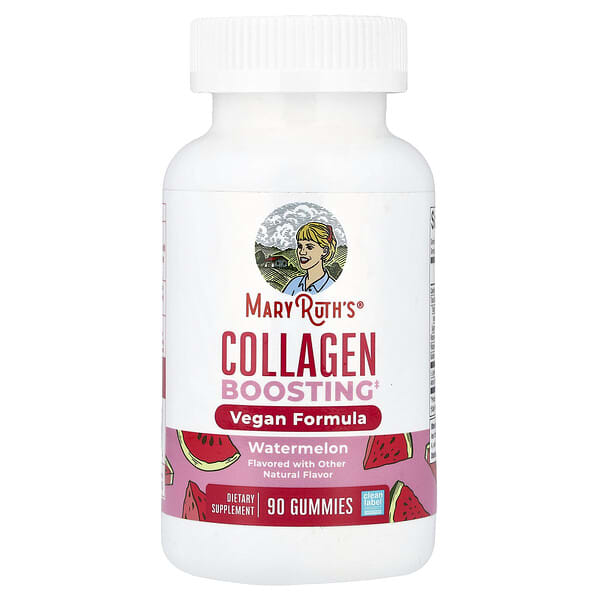 MaryRuth's, Collagen Boosting Gummies, Watermelon, 90 Gummies — product photo 1