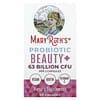 Probiotic Beauty+, 63 Billion CFU, 60 Capsules (31.5 Billion CFU per Capsule)