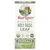 Organic Holy Basil Leaf Liquid Extract, flüssiger Bio-Basilikumblattextrakt, alkoholfrei, 590 mg, 30 ml (1 fl. oz.)