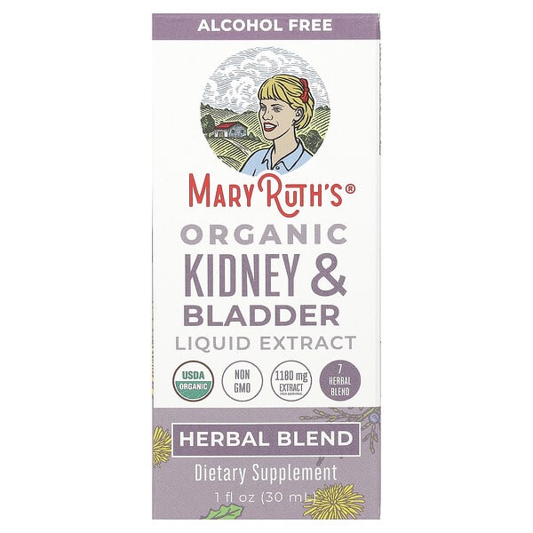 Organic Kidney & Bladder Liquid Extract, Alcohol Free, 1 fl oz (30 ml)