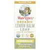 Organic Lemon Balm Leaf Liquid Extract, flüssiger Bio-Zitronenmelisse-Blattextrakt, alkoholfrei, 30 ml (1 fl. oz.)