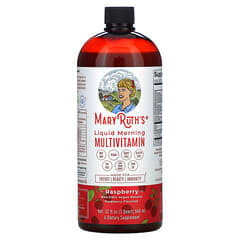 MaryRuth Organics, 液体モーニング マルチビタミン、ラズベリー、946ml（32液量オンス）
