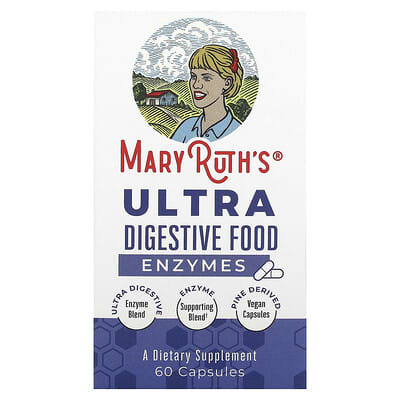 MaryRuth's, Super Digestive Food, Enzymes, 60 Capsules