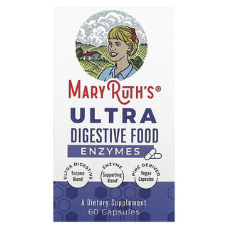 MaryRuth's, Ultra Digestive Food Enzymes, verdauungsfördernde Lebensmittelenzyme, 60 Kapseln