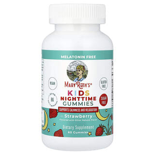 MaryRuth's, Kids Nighttime Gummies, Strawberry, 60 Gummies