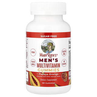 MaryRuth's, 男性多维生素软糖，木瓜橙子味，60 粒