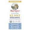 K2 MK7, Gotas líquidas orgánicas y veganas, Sin sabor, 30 ml (1 oz. líq.)