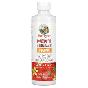 MaryRuth Organics, Men's Multivitamin Liposomal, Vanille-Pfirsich, 450 ml (15,22 fl. oz.)