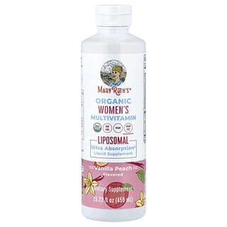 MaryRuth's, Multivitaminico liposomiale per donna, vaniglia e pesca, 450 ml