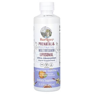 MaryRuth's, Prenatal & Postnatal Multivitamin, Orange Vanilla, 15.22 fl oz (450 ml)