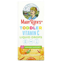 MaryRuth Organics, 乳幼児用ビタミンC液状ドロップ、1～3歳、オレンジ＋バニラ、30ml（1液量オンス）