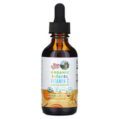 MaryRuth Organics, Organic Infants Vitamin C Liquid Drops, flüssige Bio-Vitamin-C-Tropfen für Säuglinge, 6–12 Monate, Orange-Vanille, 60 ml (2 fl. oz.)