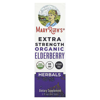 MaryRuth's, Sabugueiro Orgânico, Força Extra, 60 ml (2 fl oz)