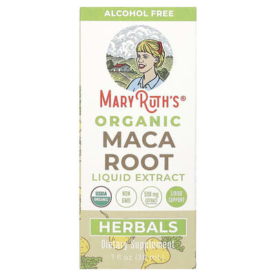 MaryRuth's, Organic Maca Root Liquid Extract, Ethanol-Free, 590 mg, 1 fl oz (30 ml)