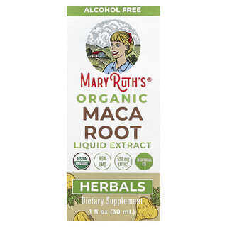 ماري روثس‏, مستخلص جذور الماكا العضوية السائلة ، خالٍ من الكحول ، أونصة واحدة سائلة (30 مل)