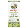 Organic Oil of Oregano Liquid Drops, 1 fl oz (30 ml)
