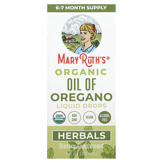 MaryRuth's, Gouttes d'huile d'origan biologique, 30 ml